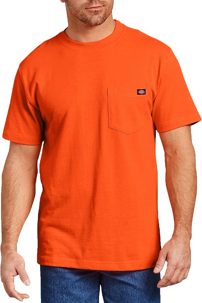 Men's Big & Tall Heavyweight Crew Neck Short Sleeve Tee Big-Tall
